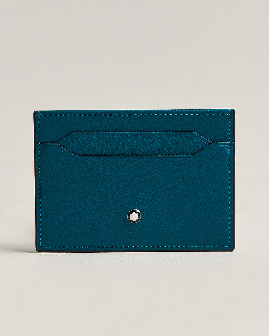 Heren | Montblanc Sartorial Card Holder 5cc Fern Blue | Montblanc | Sartorial Card Holder 5cc Fern Blue