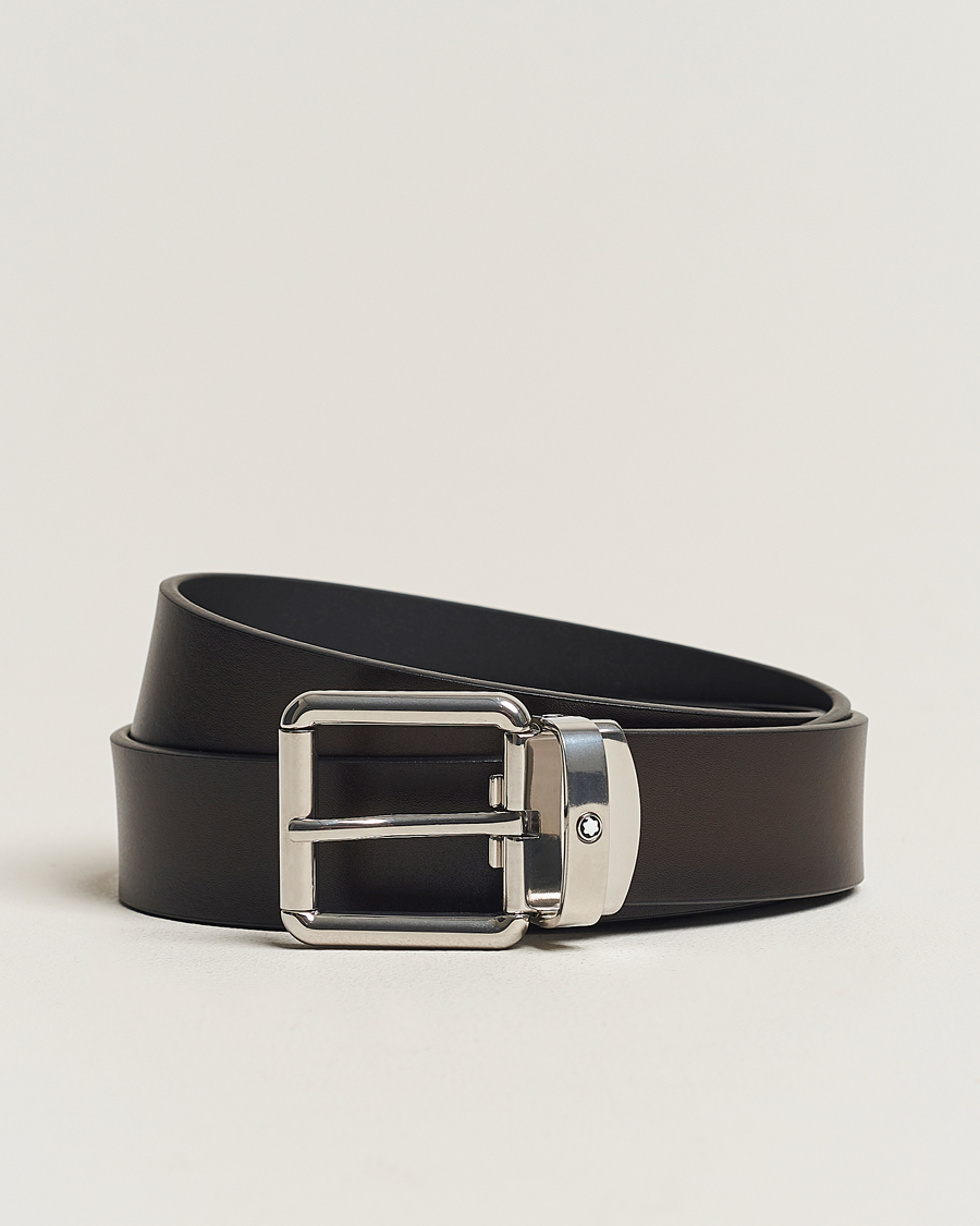 Homme | Montblanc 30mm Leather Belt Brown | Montblanc | 30mm Leather Belt Brown