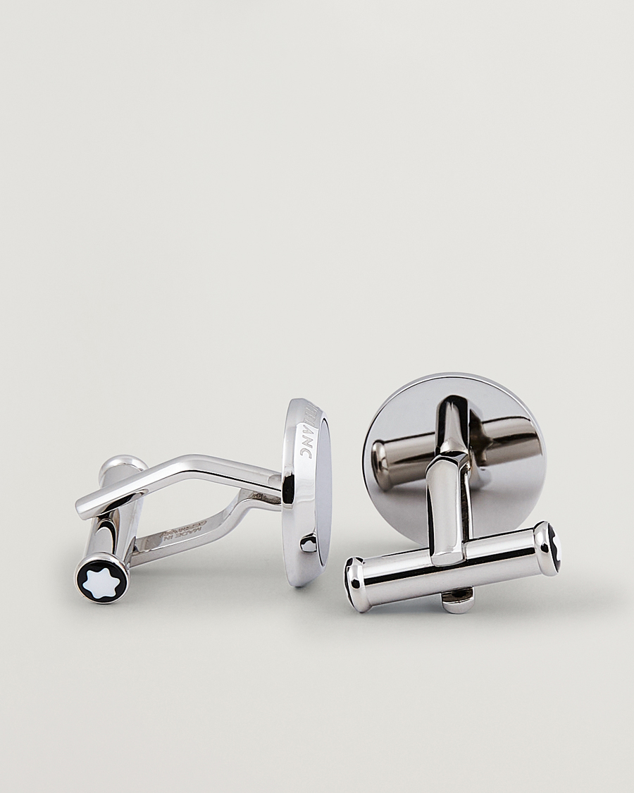 Homme | Montblanc Meisterstück Steel Cufflinks Black Onyx | Montblanc | Meisterstück Steel Cufflinks Black Onyx