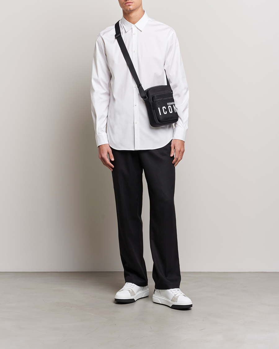 Homme | Chemises | Dsquared2 | Relaxed Dan Poplin Shirt White