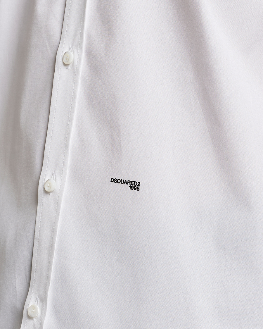 Homme | Chemises | Dsquared2 | Relaxed Dan Poplin Shirt White