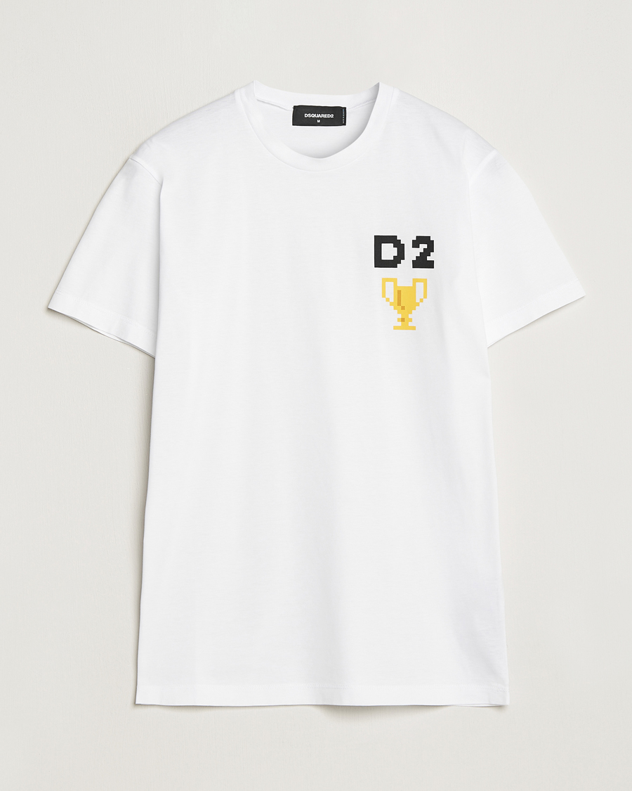 Homme | T-shirts | Dsquared2 | Cool Fit Trophy Tee White