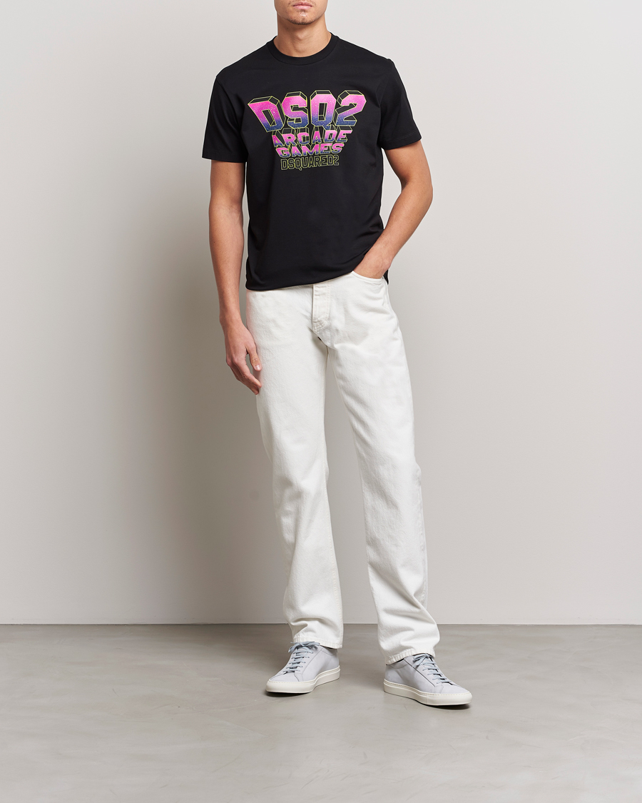 Homme | T-shirts | Dsquared2 | Cool Fit Logo Tee Black