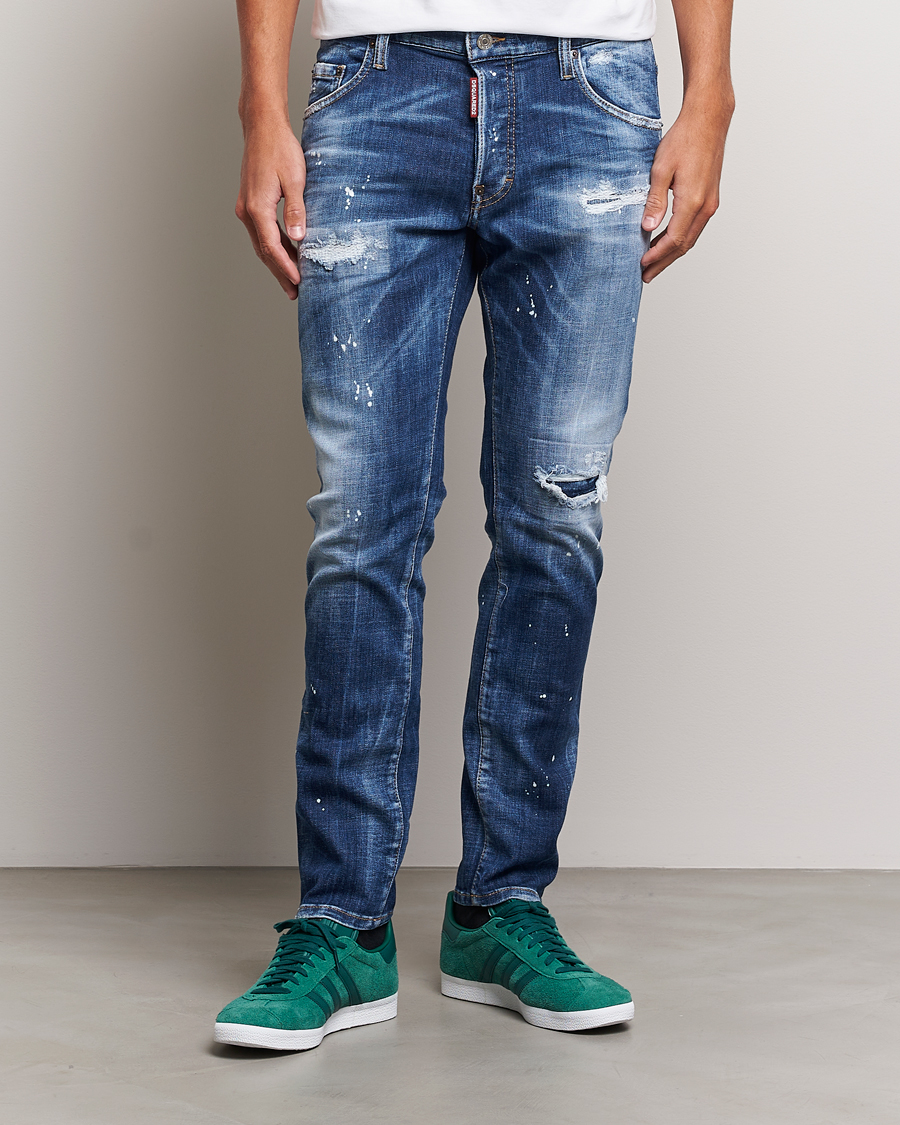 Homme | Jeans | Dsquared2 | Skater Jeans Light Blue Wash