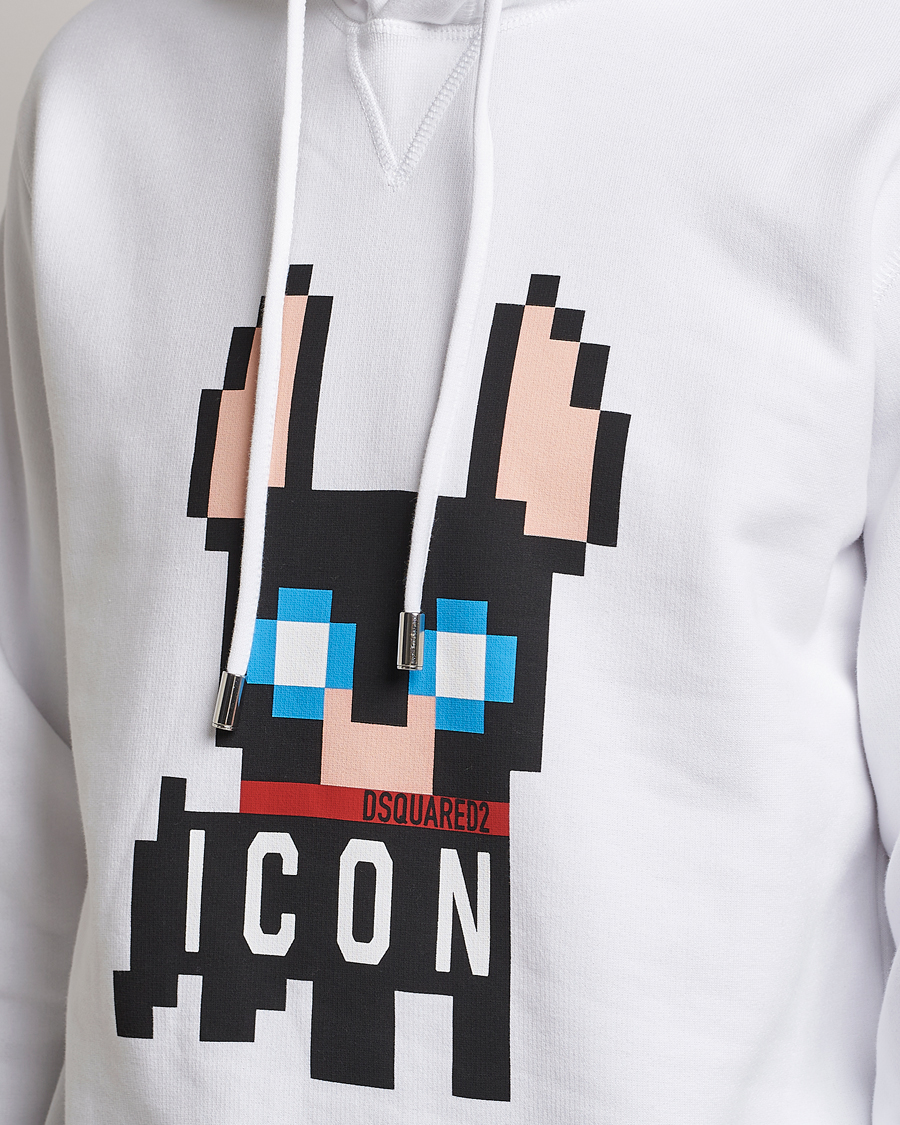 Homme | Pulls Et Tricots | Dsquared2 | Cool Fit Ciro Hoodie White