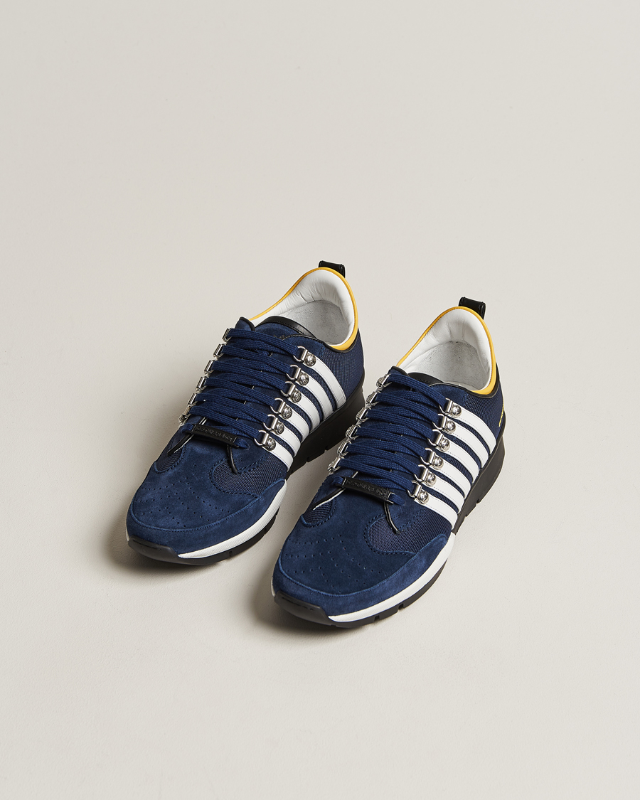 Homme | Dsquared2 Legendary Sneaker Navy/White/Yellow | Dsquared2 | Legendary Sneaker Navy/White/Yellow