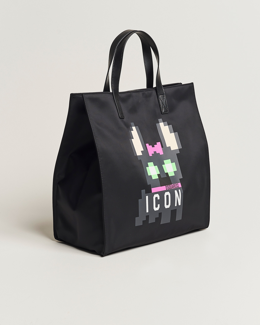 Heren | Dsquared2 Icon Mascotte Tote Bag Black | Dsquared2 | Icon Mascotte Tote Bag Black