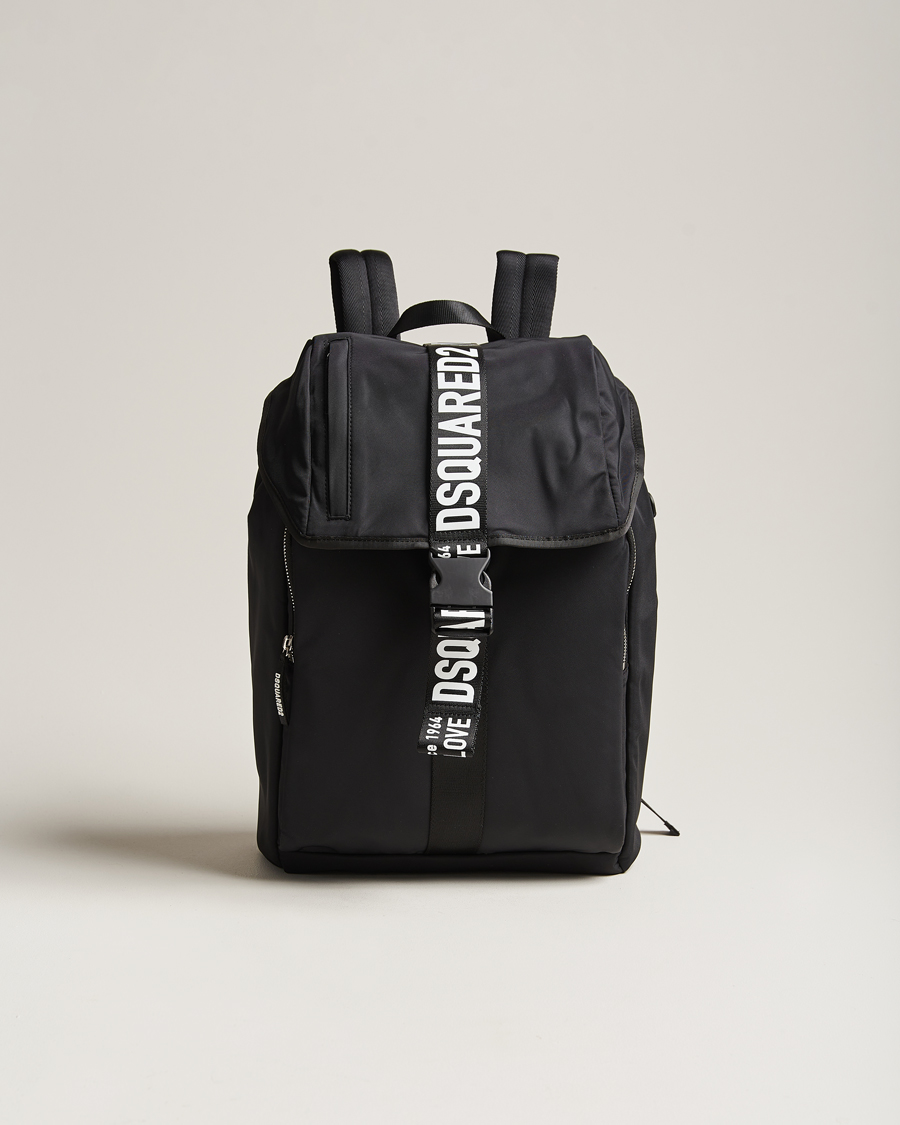 Homme | Dsquared2 Made With Love Backpack Black | Dsquared2 | Made With Love Backpack Black