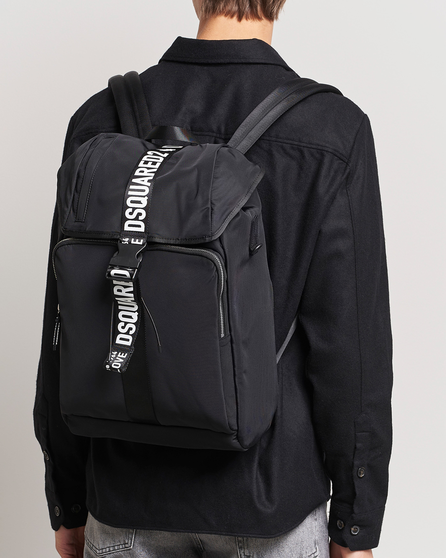 Homme | Dsquared2 Made With Love Backpack Black | Dsquared2 | Made With Love Backpack Black
