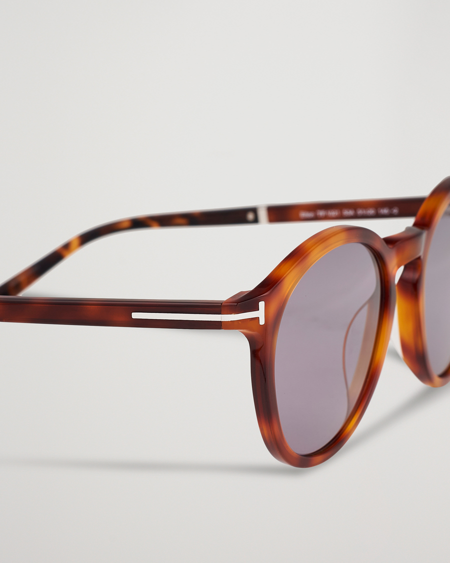 Heren | Zonnebrillen | Tom Ford | Elton Sunglasses Blonde Havana/Smoke