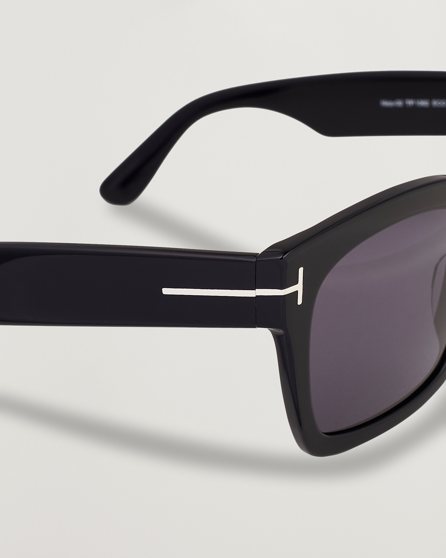 Heren | Zonnebrillen | Tom Ford | Nico-02 Sunglasses Shine Black/Smoke
