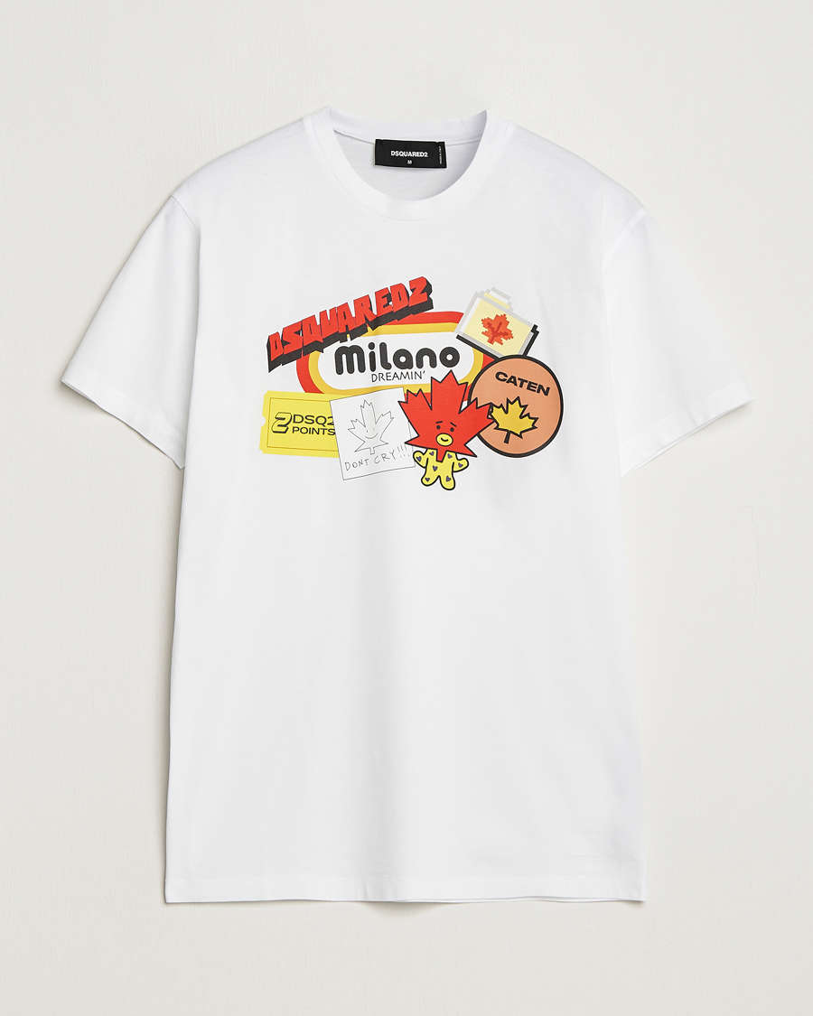 Homme | T-shirts | Dsquared2 | Cool Fit Crew Neck T-Shirt White