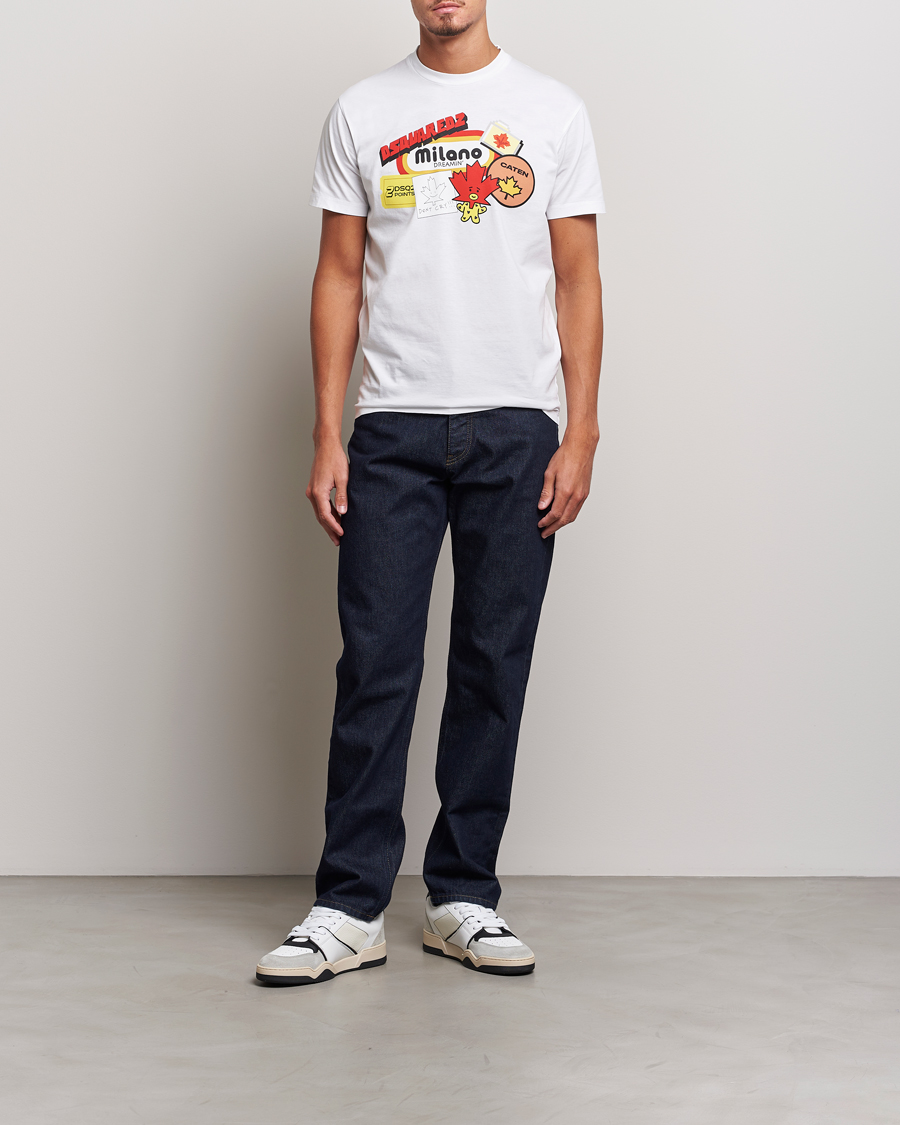 Homme | T-shirts | Dsquared2 | Cool Fit Crew Neck T-Shirt White