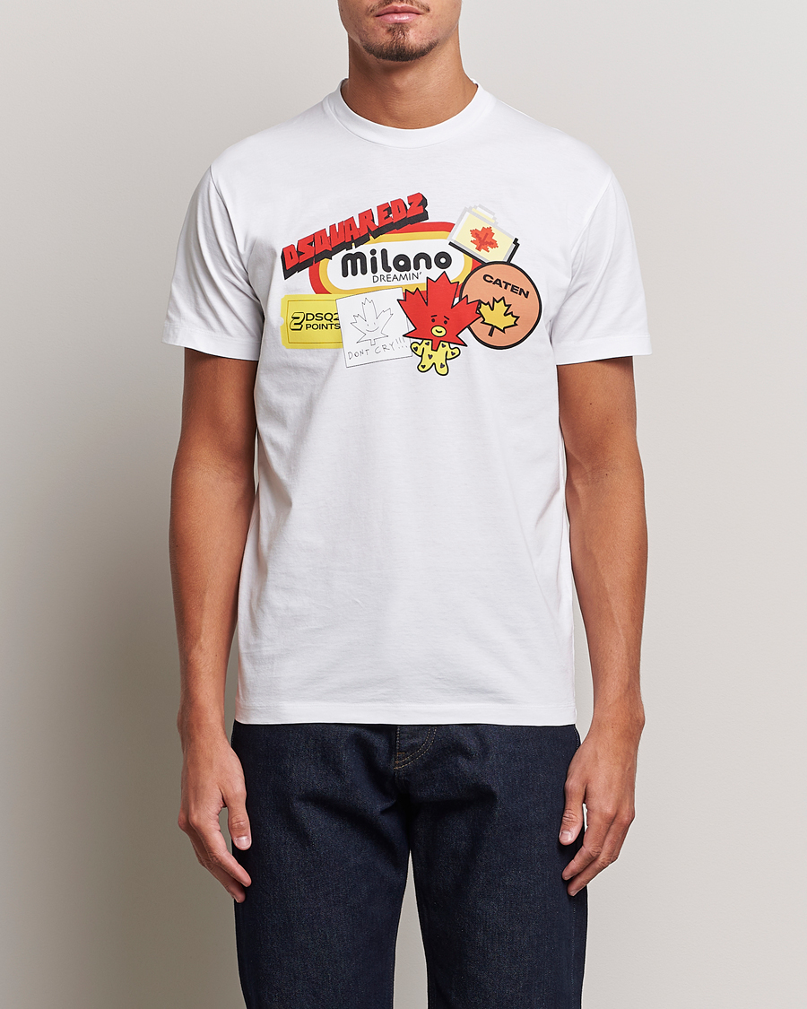 Homme | T-shirts | Dsquared2 | Cool Fit Crew Neck T-Shirt White