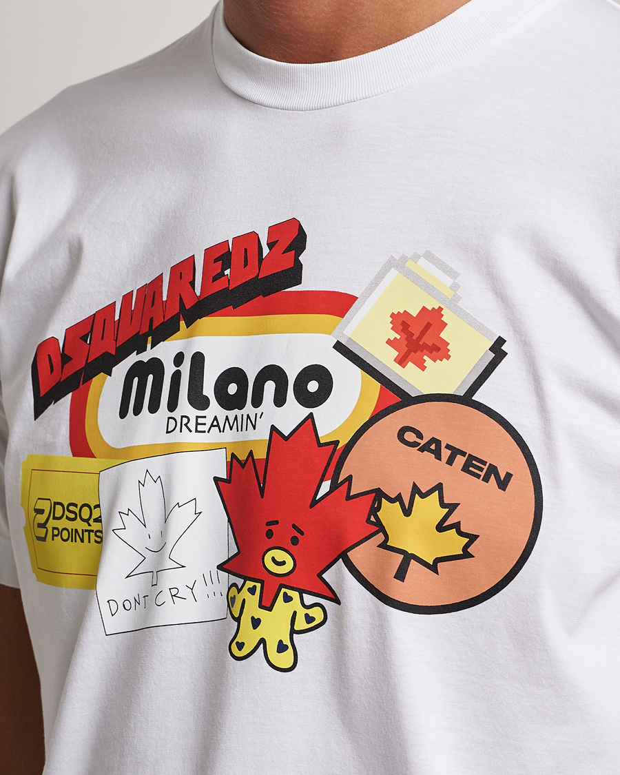 Homme | T-shirts | Dsquared2 | Cool Fit Crew Neck T-Shirt White