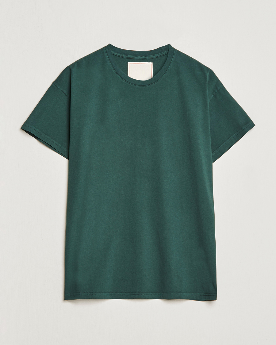 Homme | T-shirts | Jeanerica | Marcel Crew Neck T-Shirt Dark Green