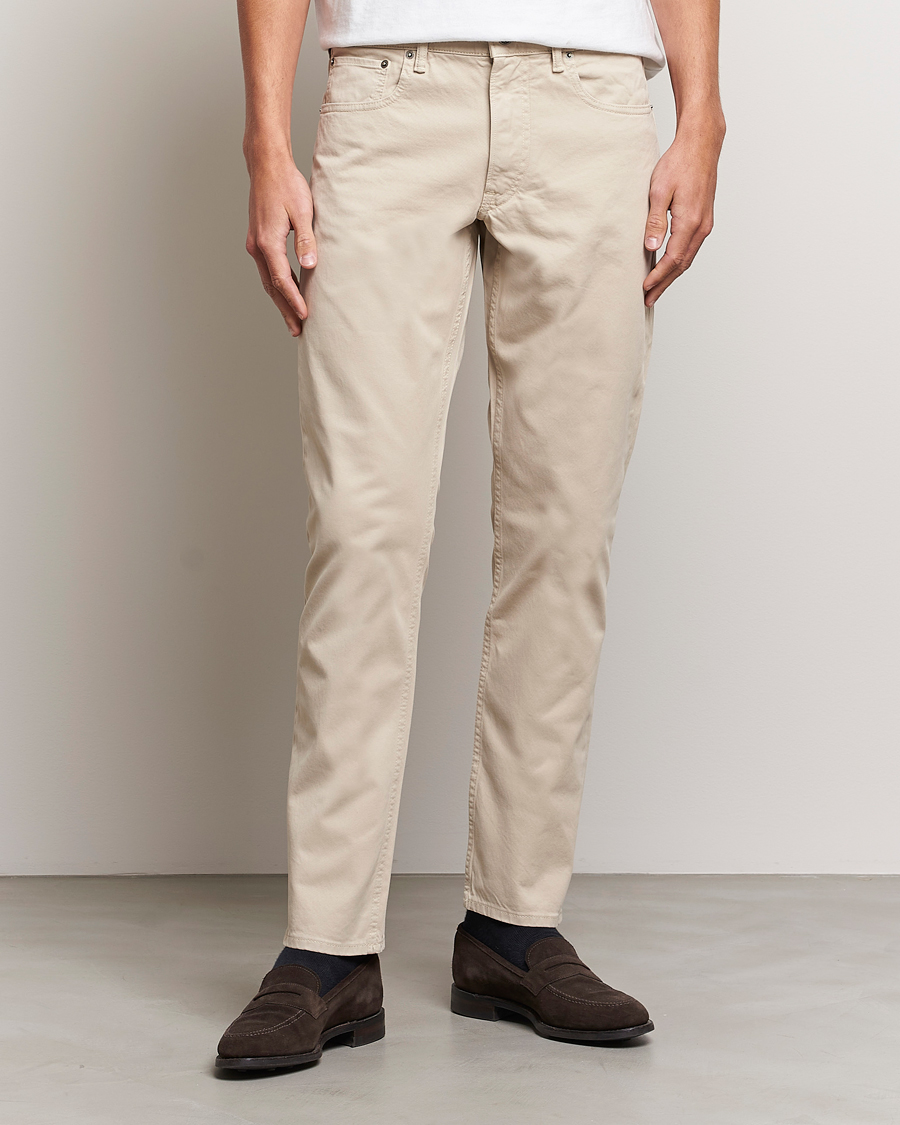 Homme | Pantalons | Ralph Lauren Purple Label | Slim Fit 5-Pocket Pants Sand