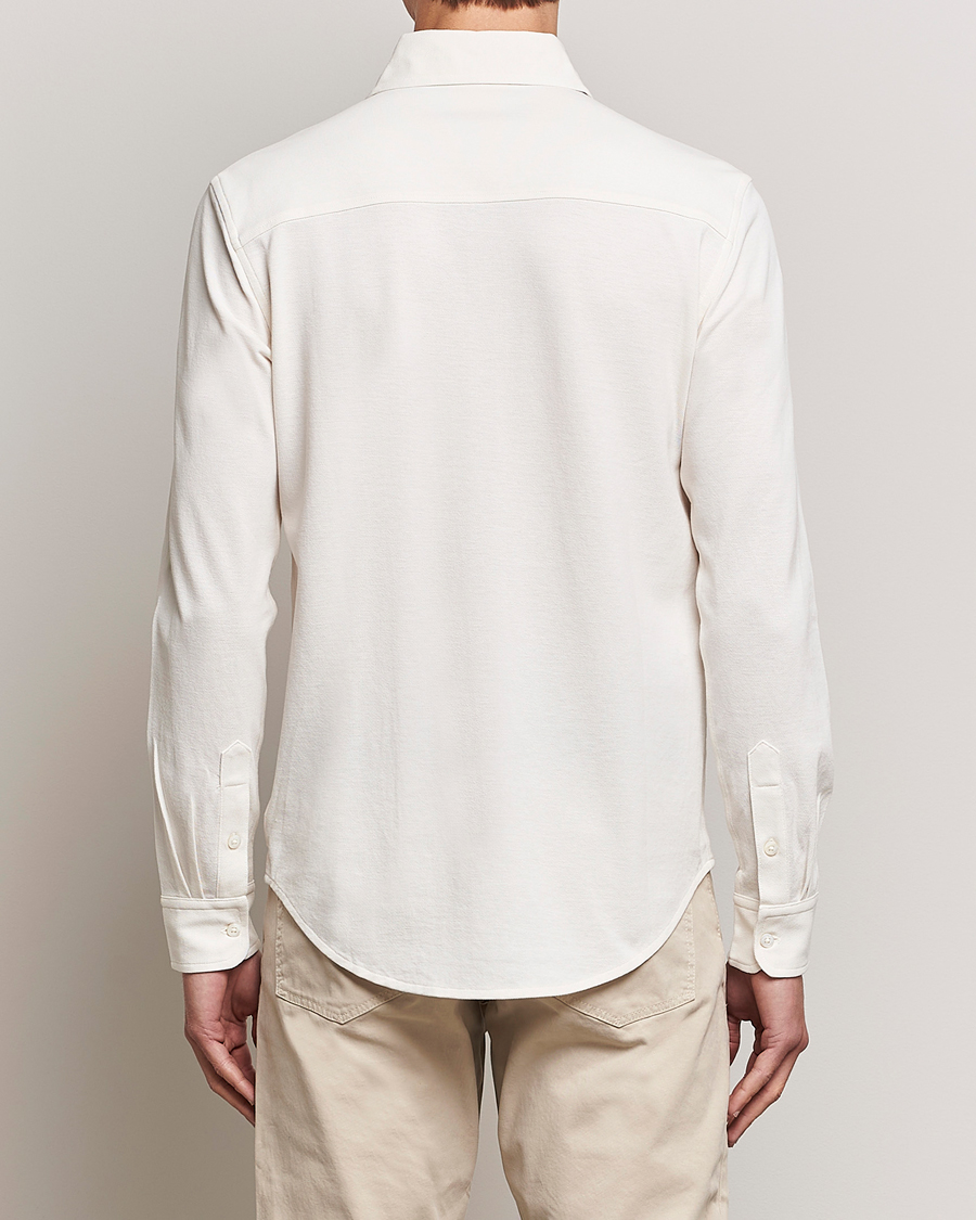 Homme | Chemises | Ralph Lauren Purple Label | Washed Cotton Pique Shirt Cream