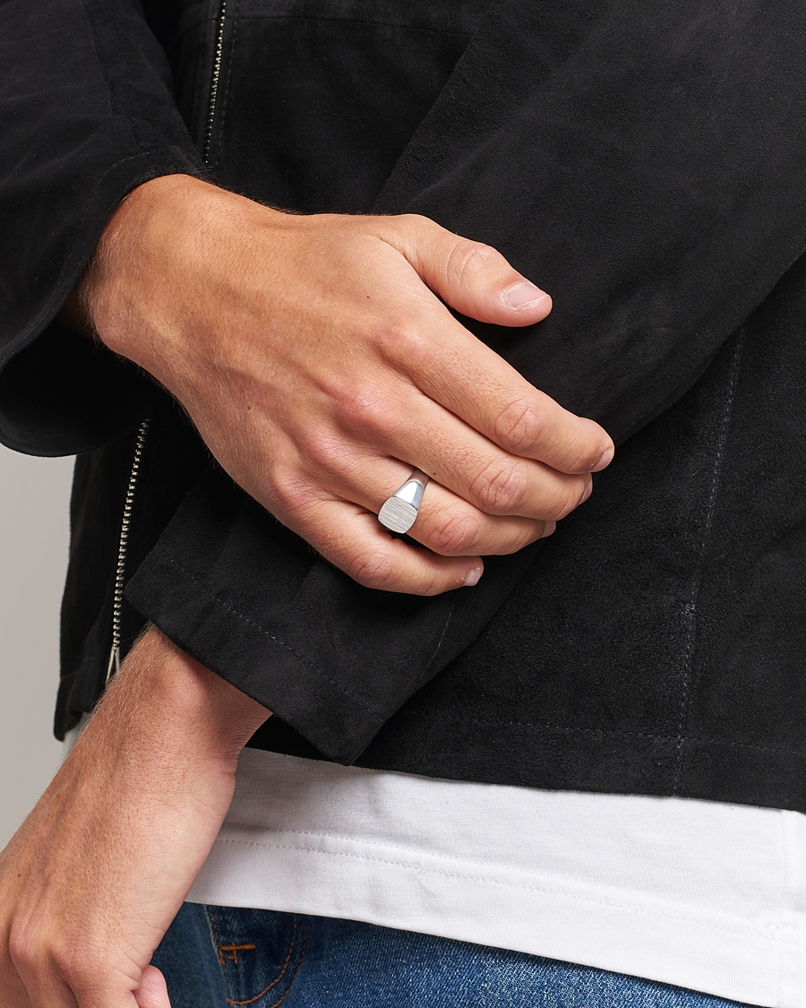 Heren | Sieraden | Tom Wood | Kay Ring Satin Silver