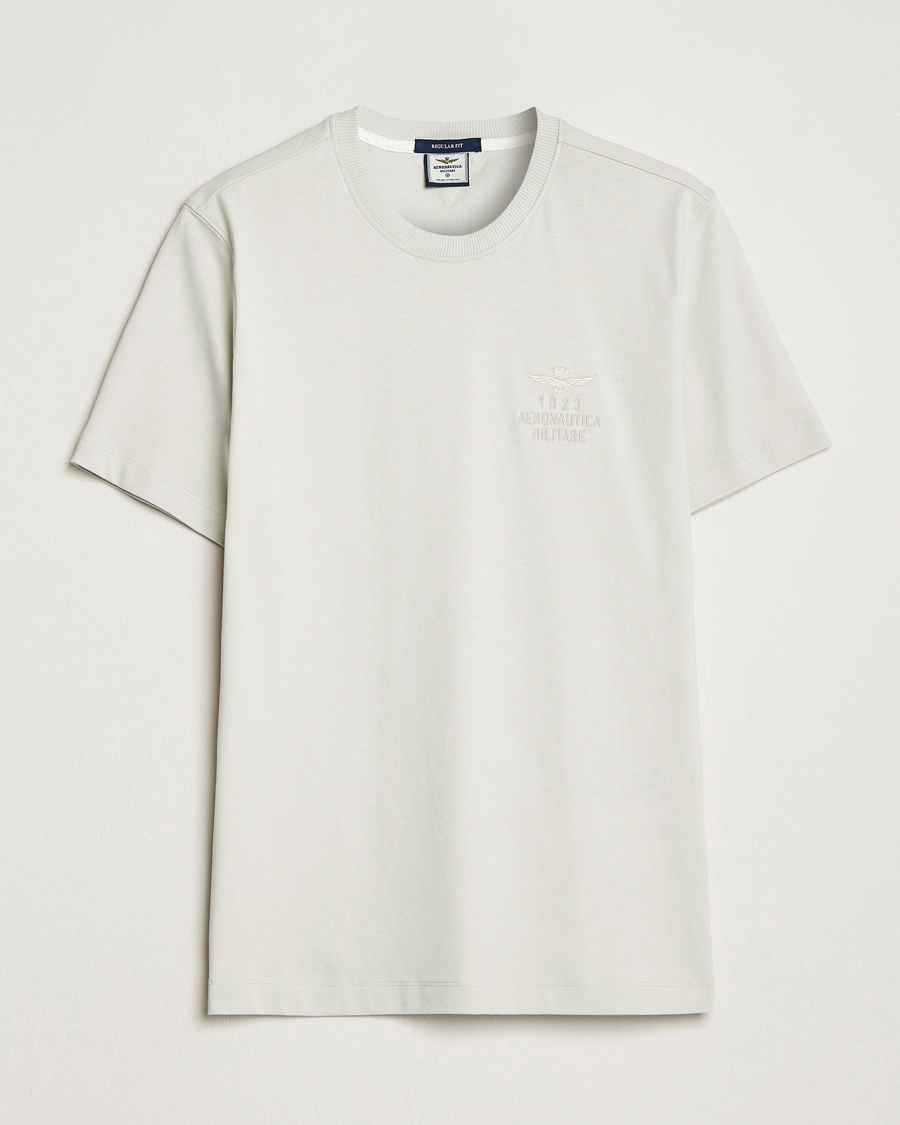 Homme | T-shirts | Aeronautica Militare | TS2129 Crew Neck T-Shirt Ice Palace