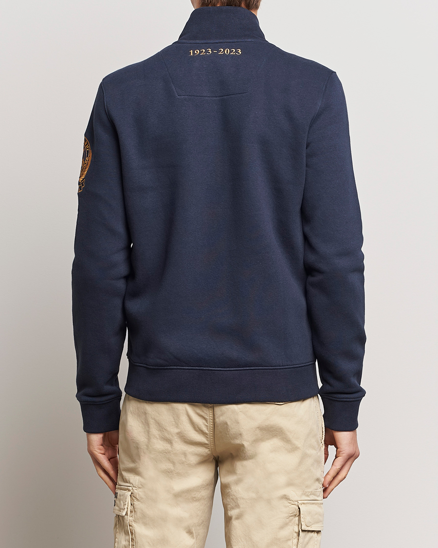Homme | Pulls Et Tricots | Aeronautica Militare | Felpa Full Zip Sweatshirt Dark Blue