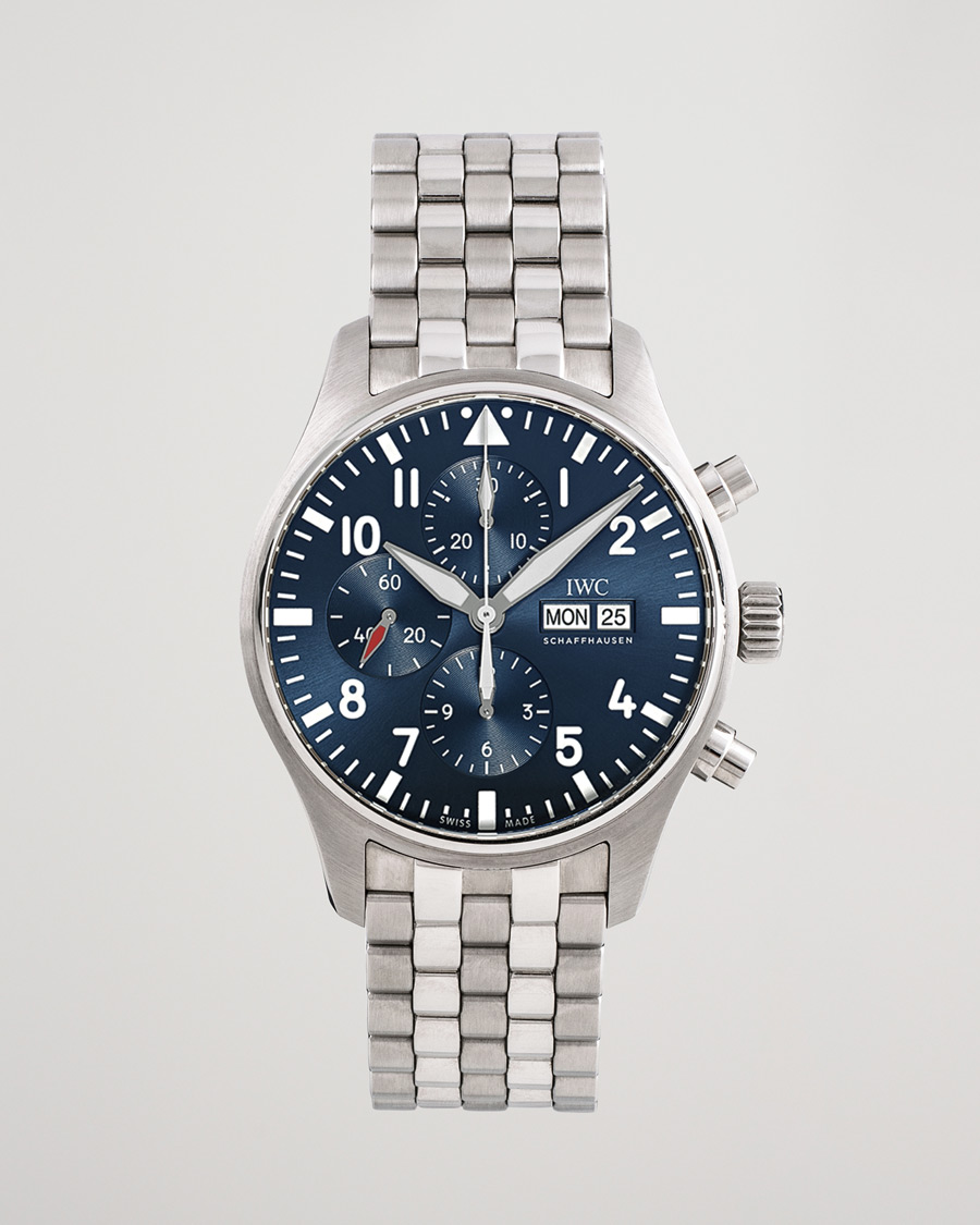 Heren | IWC Pre-Owned Le petit Steel IW3777-17 Blue | IWC Pre-Owned | Le petit Steel IW3777-17 Blue