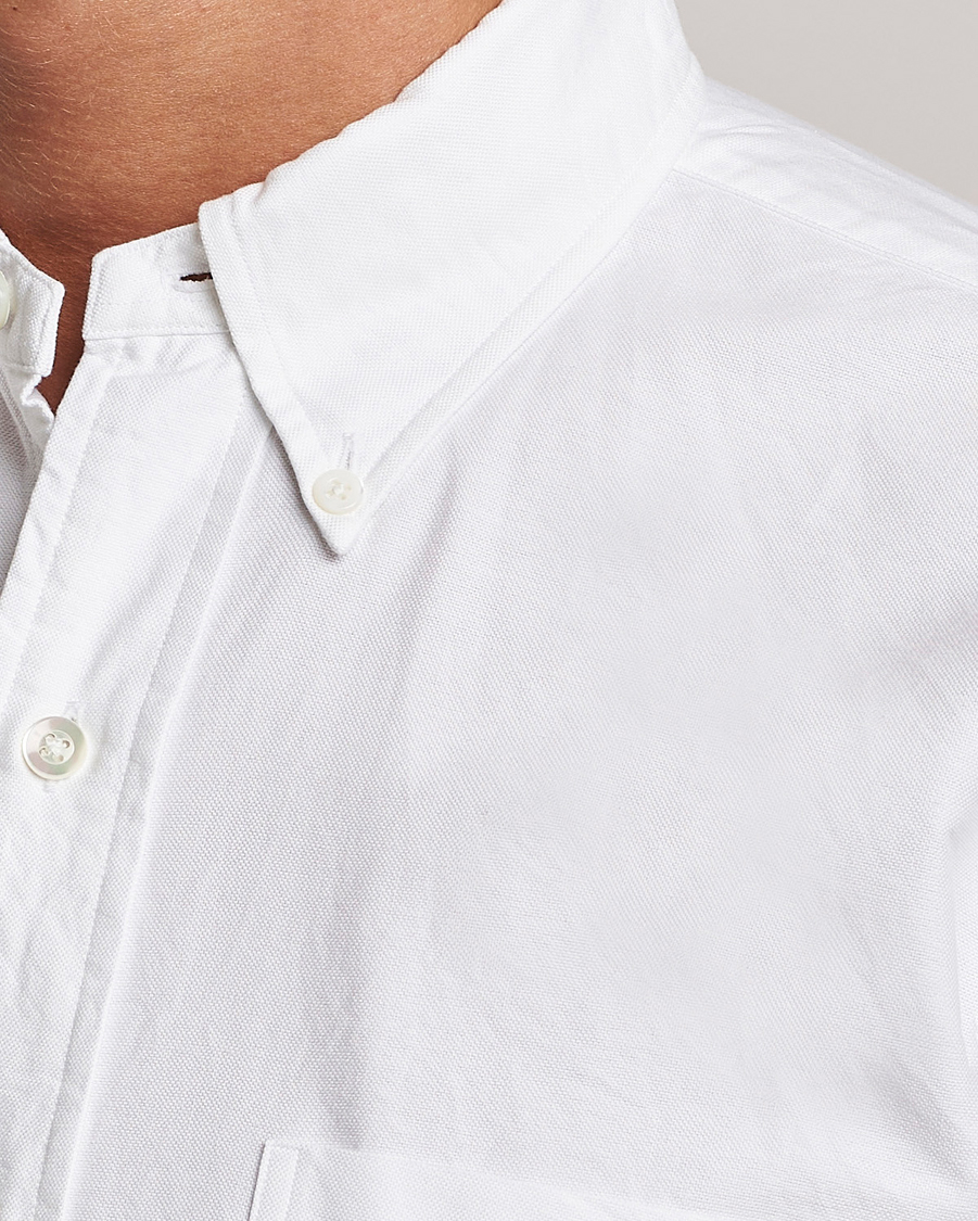 Homme | Chemises | Kamakura Shirts | Vintage Ivy Oxford Button Down Shirt White