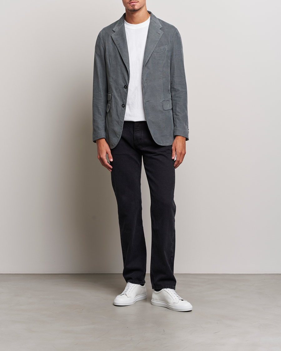 Heren | Blazers | Massimo Alba | Baby Corduroy Blazer Smoke