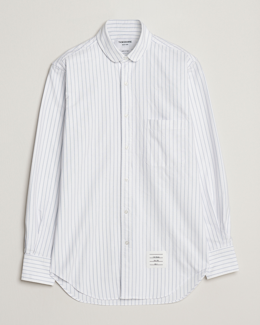 Homme | Chemises | Thom Browne | Oxford Pinstripe Shirt Light Blue