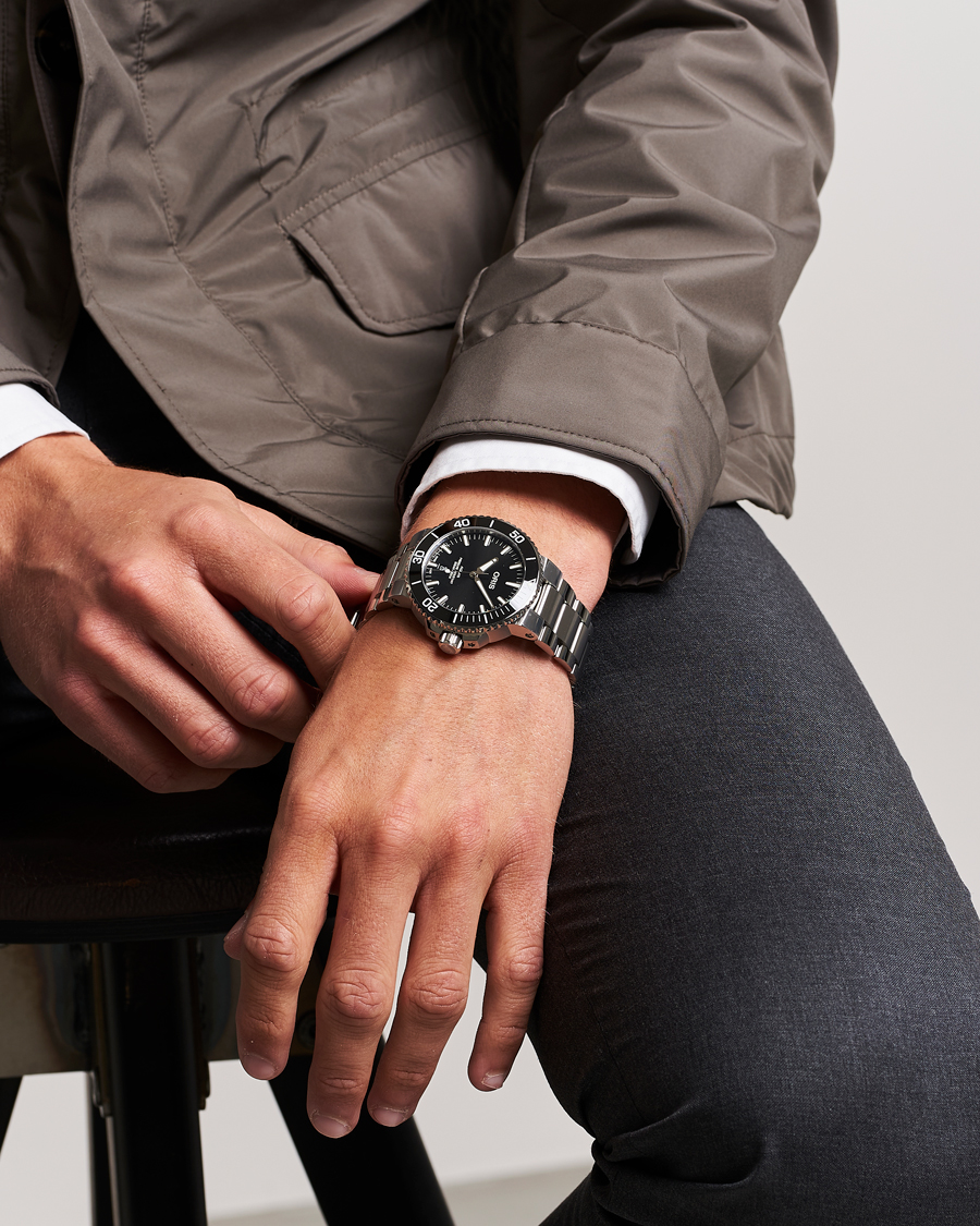 Homme | Oris Aquis Date 43,5mm Polished Black | Oris | Aquis Date 43,5mm Polished Black