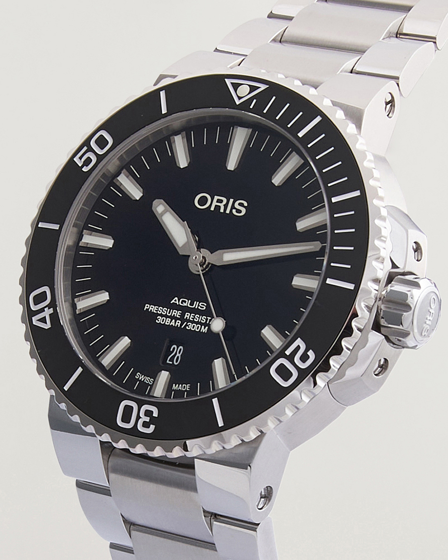 Heren | Oris Aquis Date 43,5mm Polished Black | Oris | Aquis Date 43,5mm Polished Black