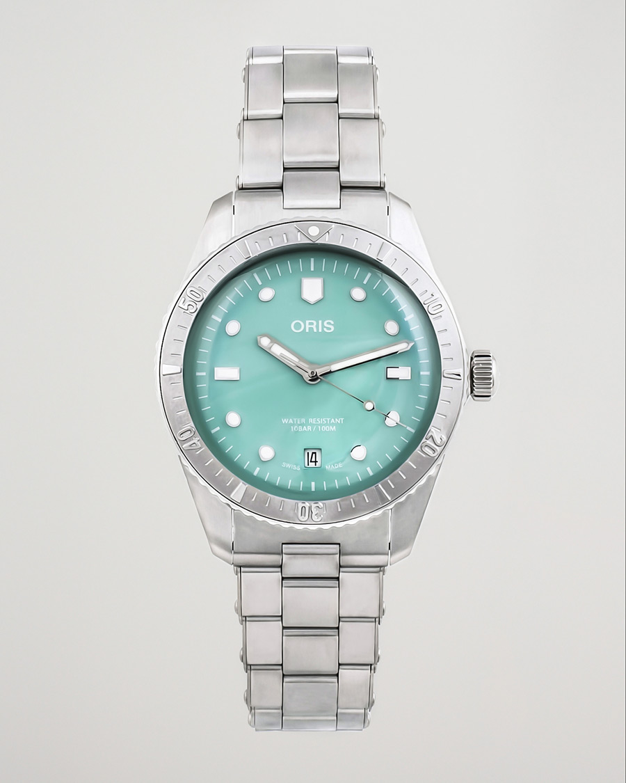 Homme | Oris Divers Sixty-Five 38,5mm Cotton Candy Light Green | Oris | Divers Sixty-Five 38,5mm Cotton Candy Light Green