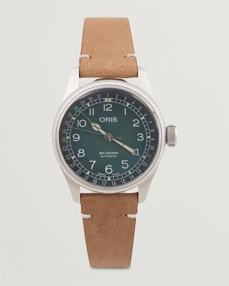 Heren | Oris Big Crown Pointer Date 38mm Green | Oris | Big Crown Pointer Date 38mm Green