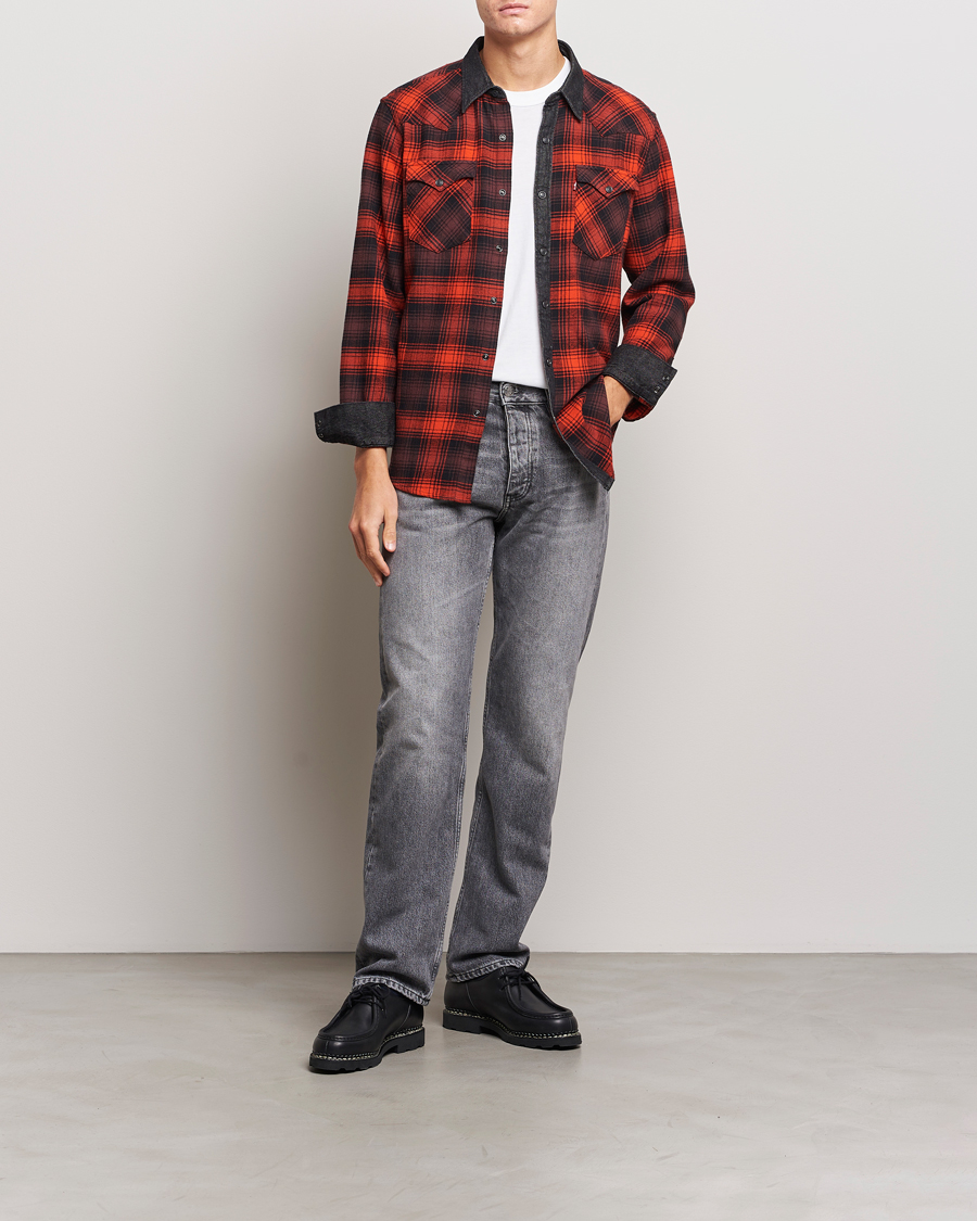 Homme | Chemises | Levi's | Barstow Western Standard Shirt Red/Black
