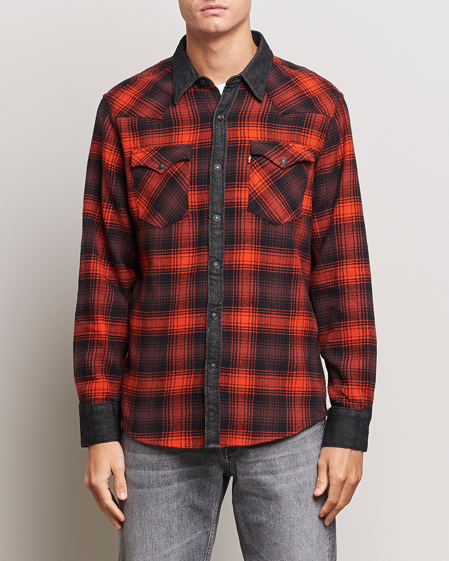 Homme | Chemises | Levi's | Barstow Western Standard Shirt Red/Black