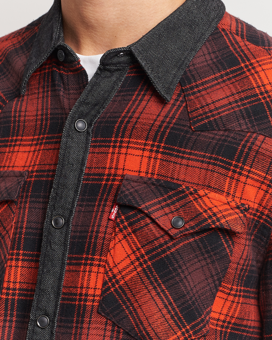 Homme | Chemises | Levi's | Barstow Western Standard Shirt Red/Black