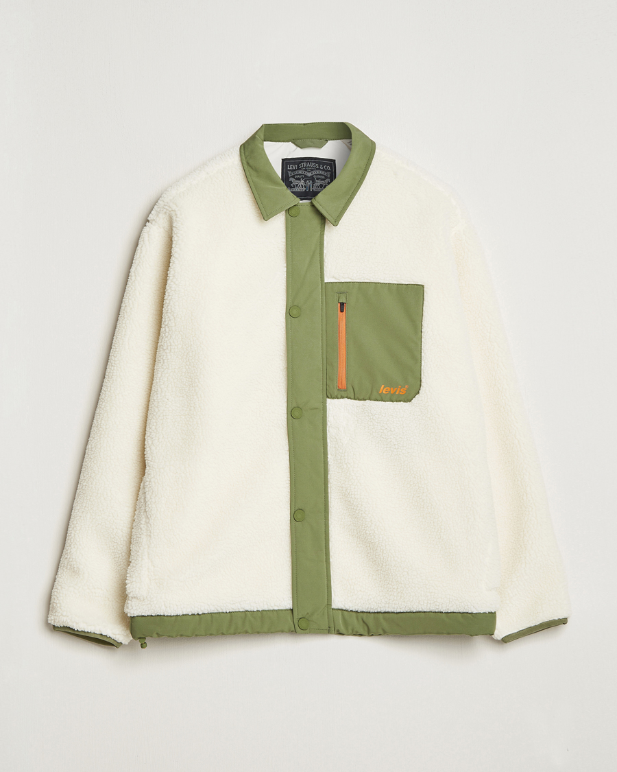 Homme | Pulls Et Tricots | Levi's | Buchanan Sherpa Jacket White/Green