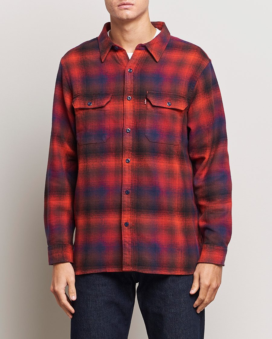 Homme | Chemises | Levi's | Jackson Worker Shirt Red/Black