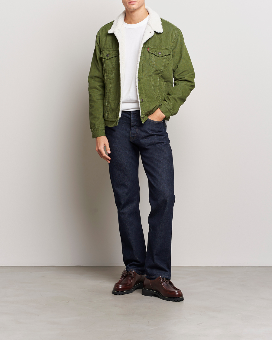 Homme | Manteaux Et Vestes | Levi's | Type III Sherpa Trucker Sea Moss