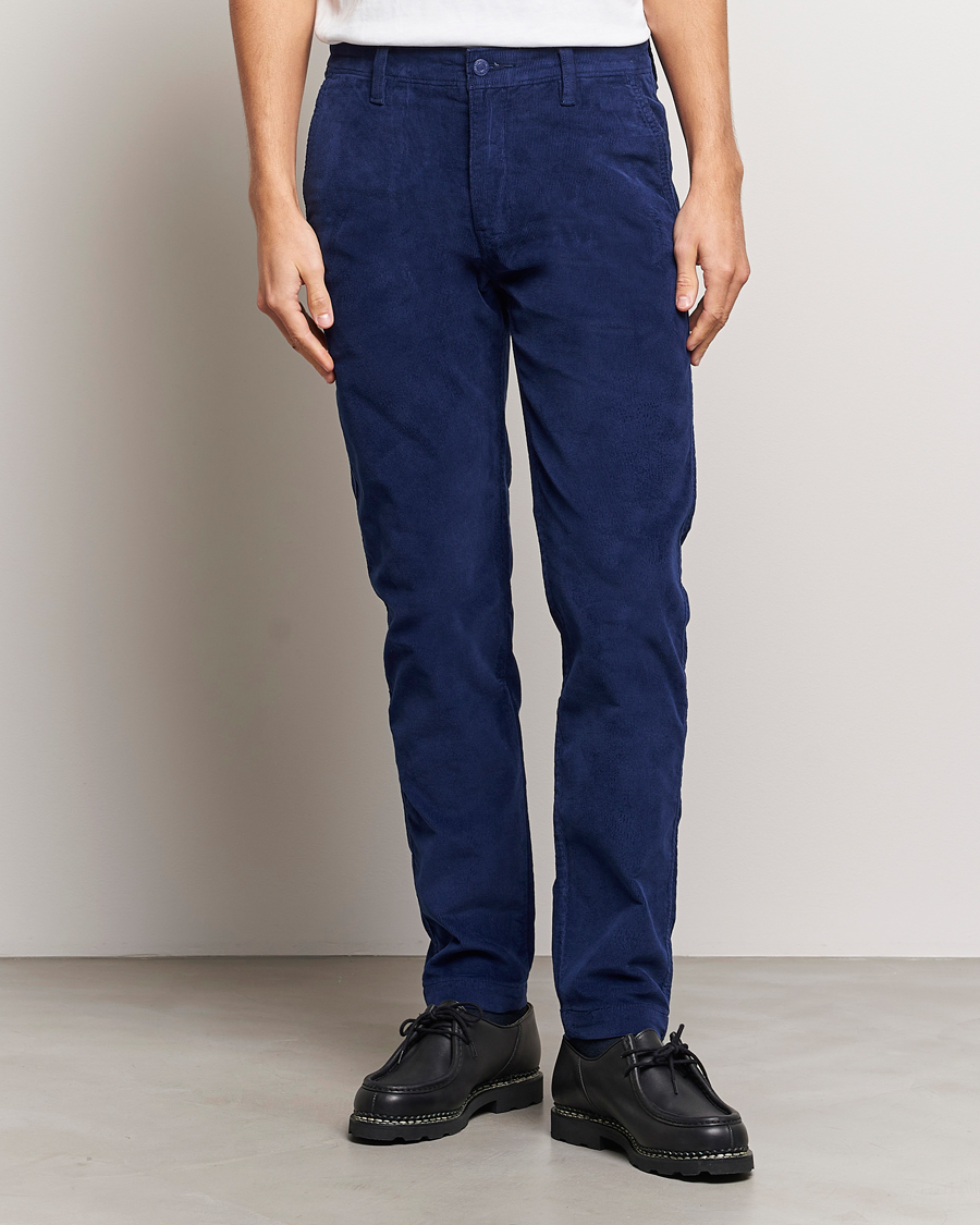 Homme | Pantalons | Levi's | Garment Dyed Stretch Corduroy Chino Ocean Cavern