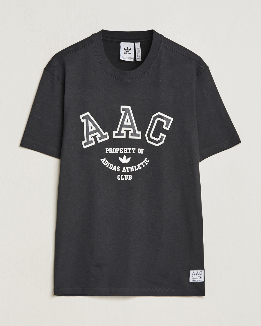Homme | T-shirts | adidas Originals | Hack Logo Crew Neck T-Shirt Black