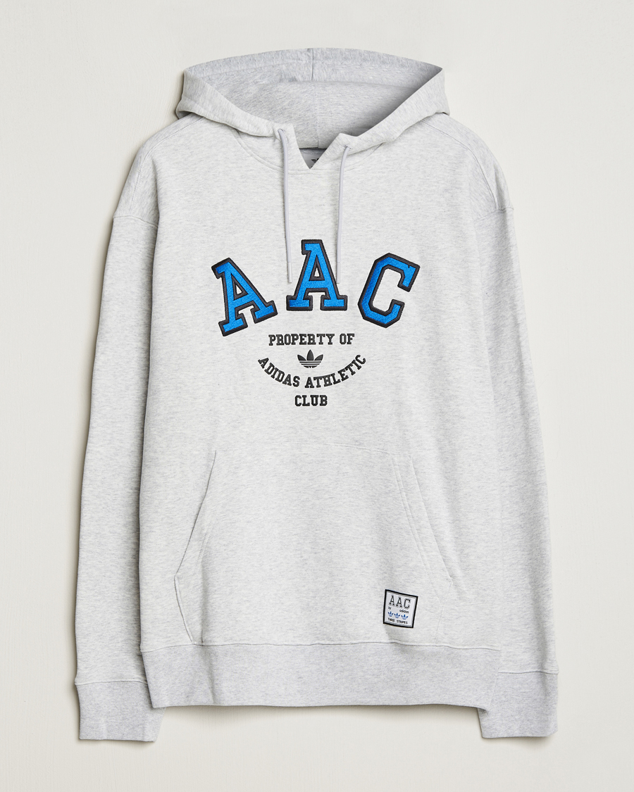 Homme | Pulls Et Tricots | adidas Originals | Hack Logo Hoodie Light Grey