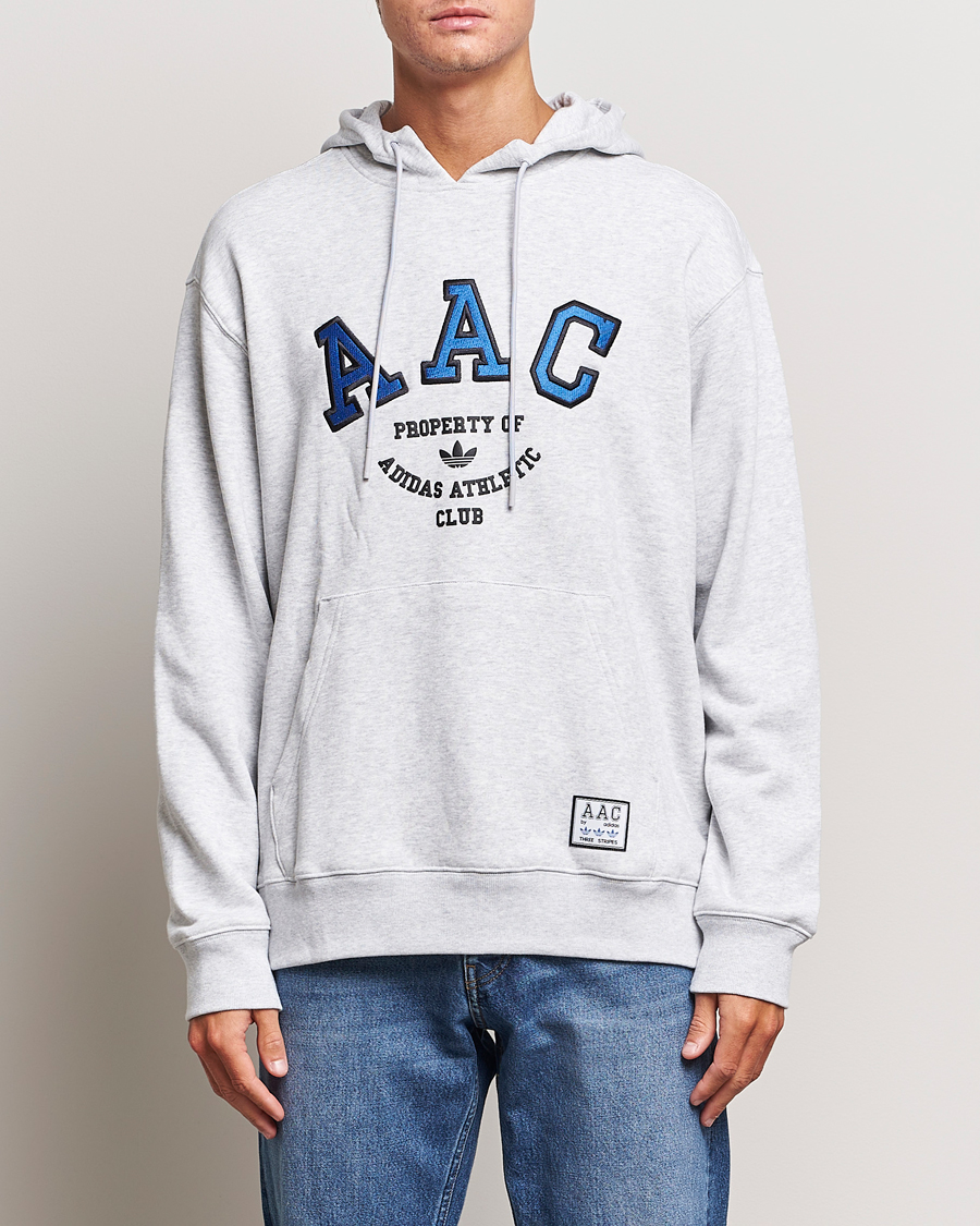Homme | Pulls Et Tricots | adidas Originals | Hack Logo Hoodie Light Grey