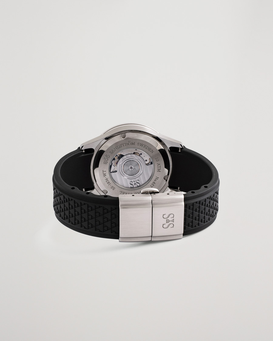 Homme | Sjöö Sandström Pre-Owned Royal Steel Worldtimer 36mm SS-1836-WT | Sjöö Sandström Pre-Owned | Royal Steel Worldtimer 36mm SS-1836-WT