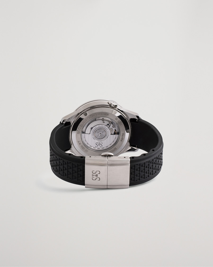 Heren | Sjöö Sandström Pre-Owned Royal Steel Worldtimer 41mm SS-1841-WT | Sjöö Sandström Pre-Owned | Royal Steel Worldtimer 41mm SS-1841-WT