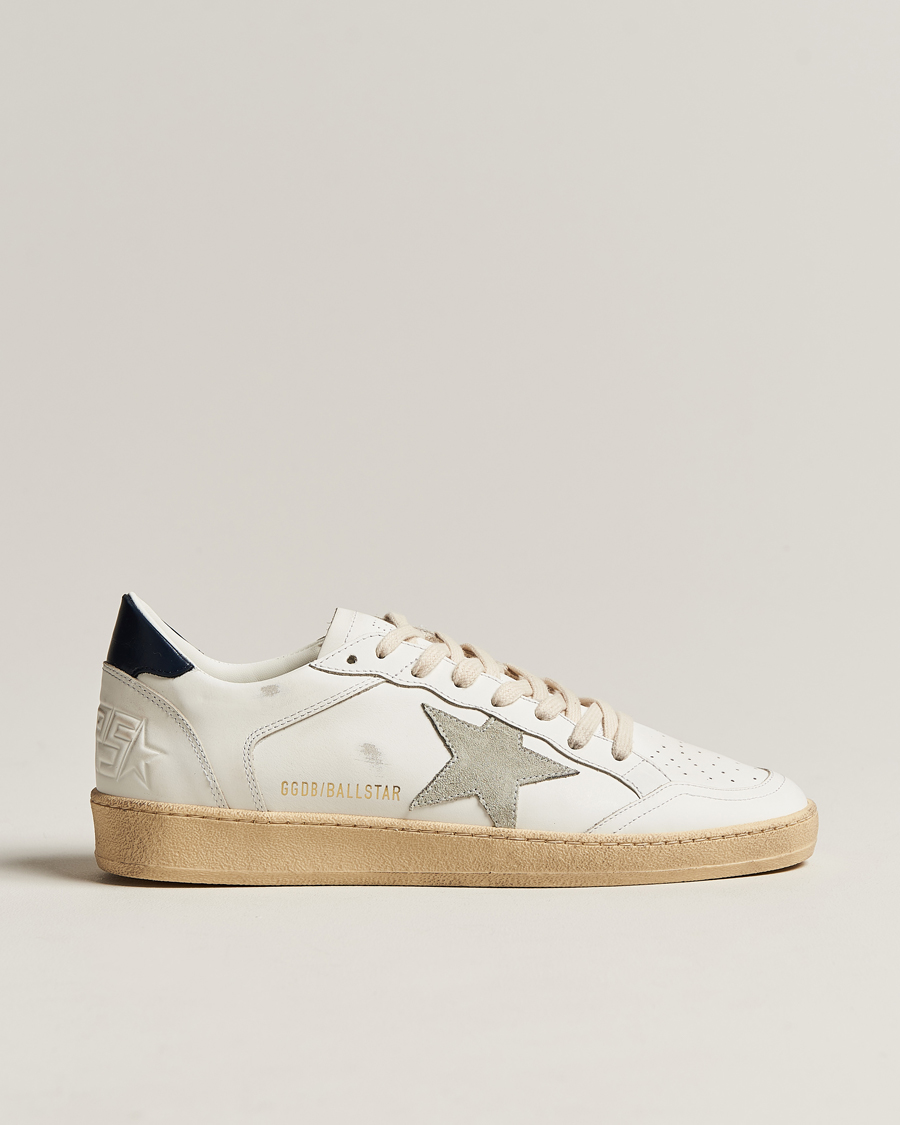 Homme | Golden Goose Deluxe Brand Ball Star Sneakers White/Ice | Golden Goose | Deluxe Brand Ball Star Sneakers White/Ice