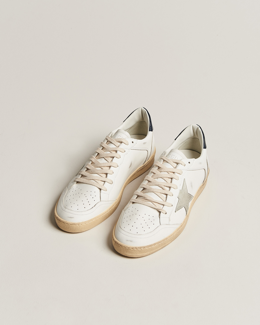 Homme | Golden Goose Deluxe Brand Ball Star Sneakers White/Ice | Golden Goose | Deluxe Brand Ball Star Sneakers White/Ice
