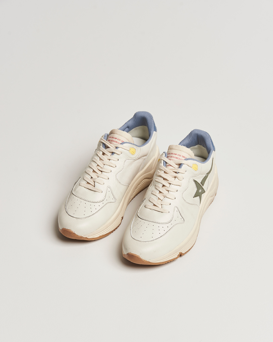 Homme | Golden Goose Deluxe Brand Running Dad Sneakers White/Green | Golden Goose | Deluxe Brand Running Dad Sneakers White/Green
