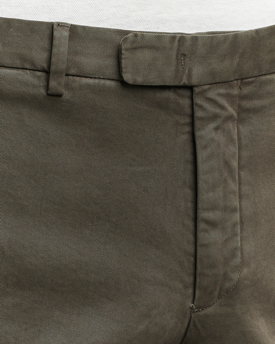 Homme | Pantalons | Boglioli | Cotton Twill Trousers Brown