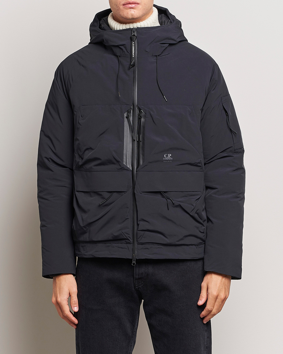Homme | Manteaux Et Vestes | C.P. Company | Micro M Re-Cycled Hood Jacket Black